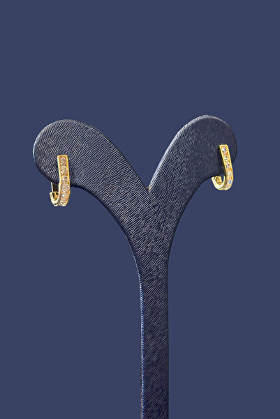 Altınaşkı Renkli Taşlı Altın Çocuk Küpe