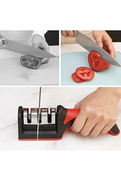 sengenegel Profesyonel Bıçak Bileyici 3 Açılı Elmas Seramik Tungsten Çelik El...