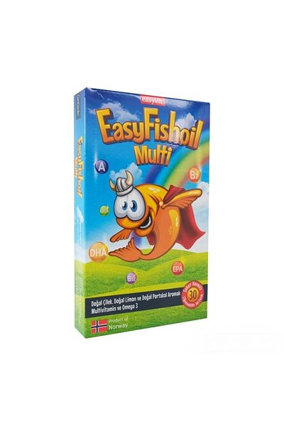 EASYVİT Easyfish Oil Multibiota Omega 3 30 Tablets