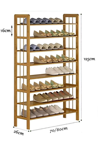 EHFM TİÇARET Ahşap Ayakkabılık Raf