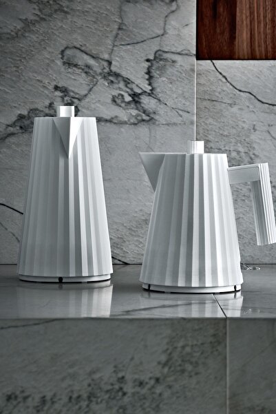 Alessi Plisse Elektrikli Kettle 1 Lt Beyaz