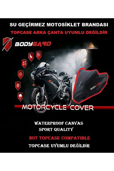 BODYGARD Modenas GT135 Black Motorcycle Tarpaulin - Cover Design