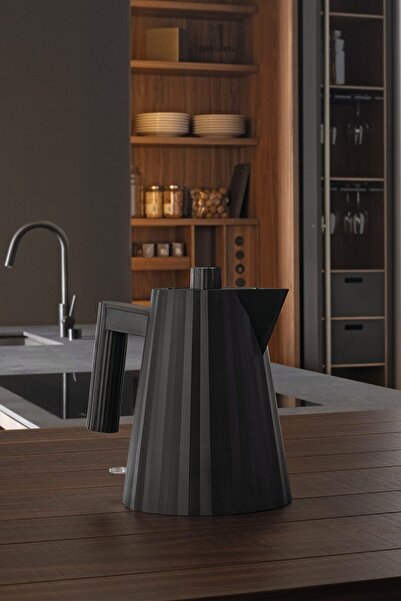 Alessi Plisse Elektrikli Kettle 1 Lt Siyah