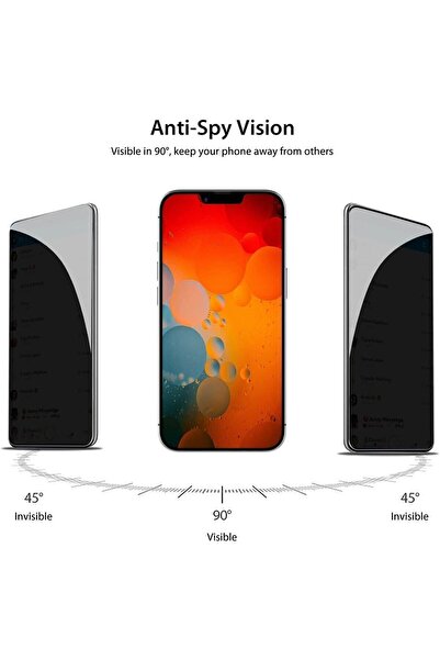 Powerfox Iphone 14 Uyumlu Hayalet Cam Tam Kaplayan Kırılmaz Ekran Koruyucu
