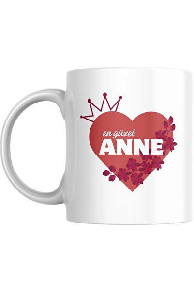 Butik Mother's Day Gift Mug Cup The Most Beautiful Mother Printed Mug