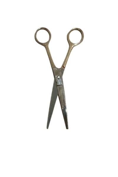 odix Berber Makası Sarı 7 no Saç Sakal Bıyık Kesim Makası Paslanmaz Çelik Makas - Profesyonel Kalite