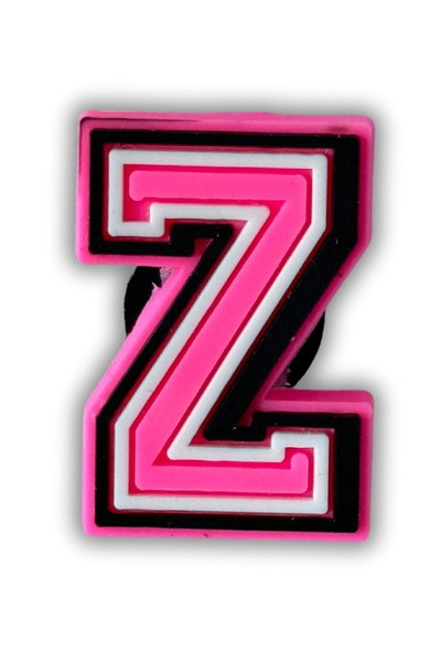 Crocs Jibbitz Terlik Süsü Pembe Z harf