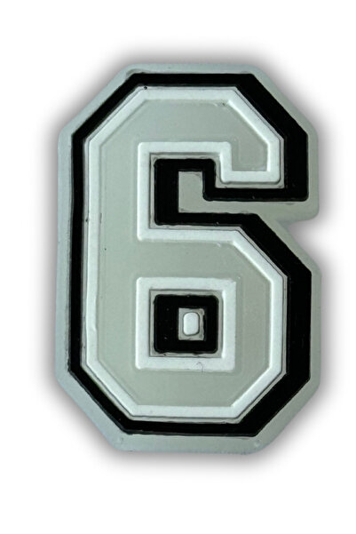 Crocs Jibbitz Terlik Süsü gece parlayan ışıklı 6 rakam