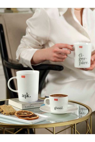 Paşabahçe Lügat 365 Love - Porcelain Mug 1 PC