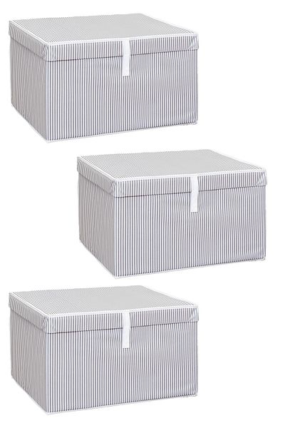 Emofom 3 ΤΕΜ Maxi Hurç - 50x40x30 CM Πτυσσόμενο κουτί κάτω από το πάτο Organizer