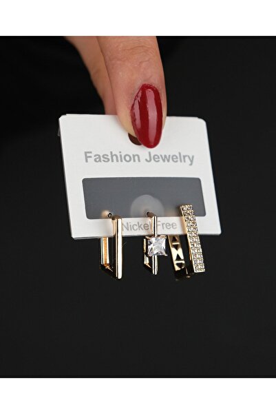 Richard Jewell Çelik Renk Atmaz Garantli Faturalı Küpe