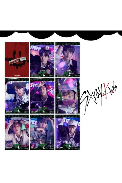 Kpop Dünyasi Stray Kıds “christmas Evel.” Fotokart Seti