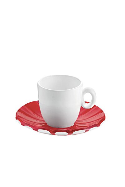 GUZZİNİ Guzzini Grace 2'li Espresso Takımı Kırmızı