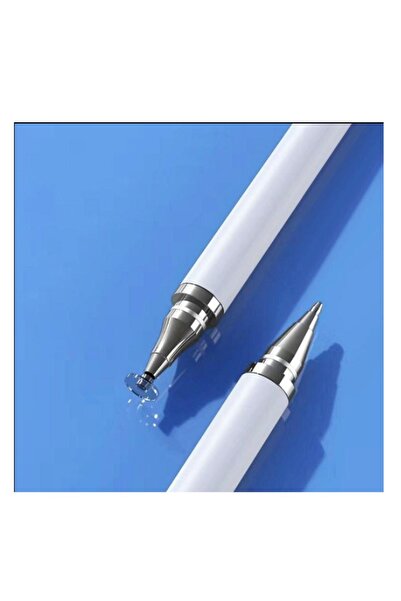 İstanbul Teknoloji قلم لمس 2 في 1 - متوافق مع Android وLos، متوافق مع جميع الهواتف والأجهزة اللوحية