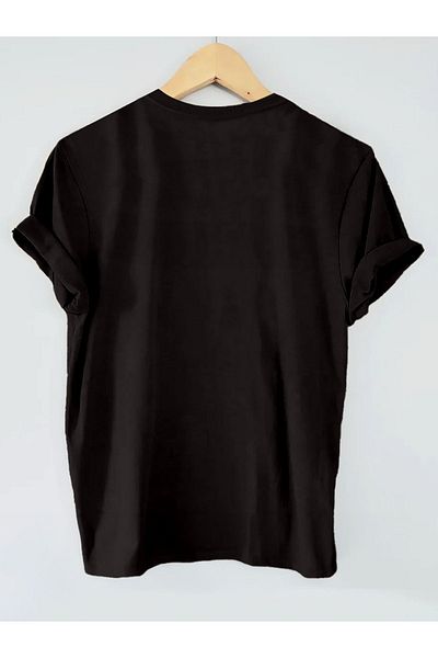 Let's Wear Μπλουζάκι Unisex Heart Printed Premium με γιακά ποδηλάτου