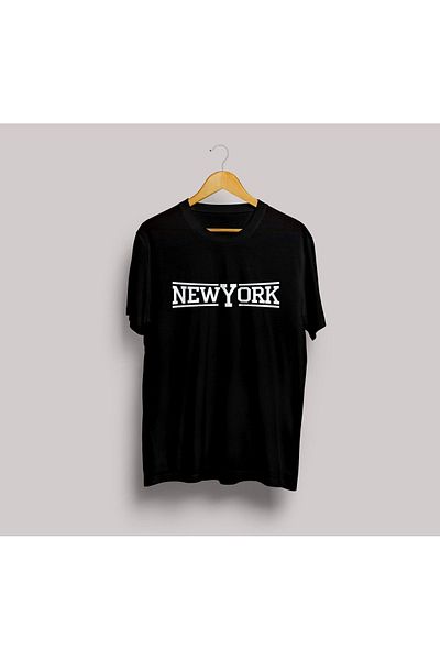 Let's Wear Μπλουζάκι με στάμπα New York Oversize Design