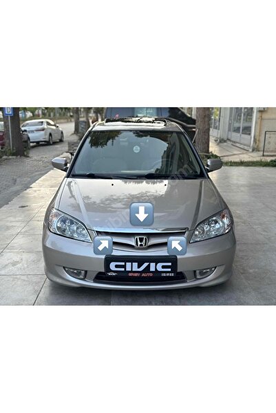 İthal CİVİC VTEC2 KAPUT UÇ KROM KAPUT NİKELAJ 2003-2005