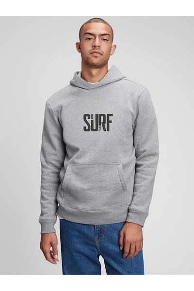 Let's Wear Суитшърт с принт на сърф