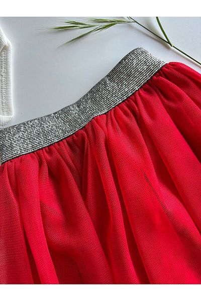 cacobutik Strawberry Patterned Tutu Skirt Suit Set