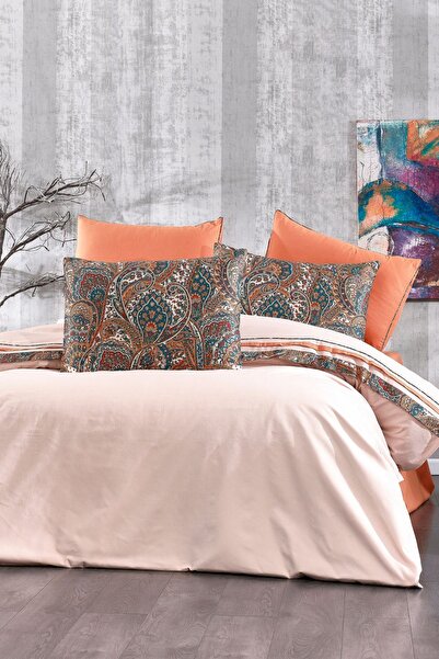 Minelya Home Collection 6 Parça %100 Pamuk Çarşafı Lastikli Pastel Çift Kişil...