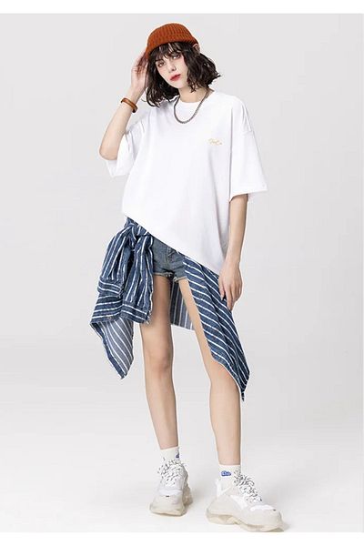 Let's Wear Μπλουζάκι Super Cold Oversize