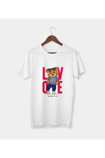 Let's Wear Μπλουζάκι με στάμπα Love Oversize Design