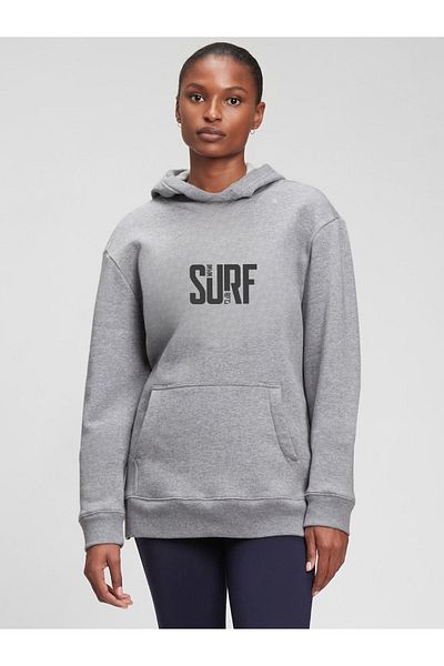 Let's Wear Суитшърт с принт на сърф