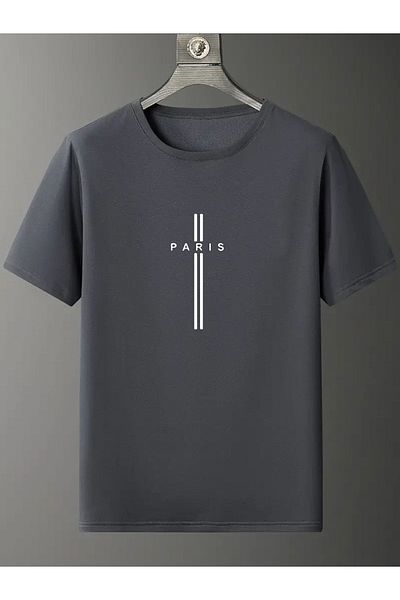Let's Wear Μπλουζάκι με στάμπα Paris Unisex Premium Crew Neck