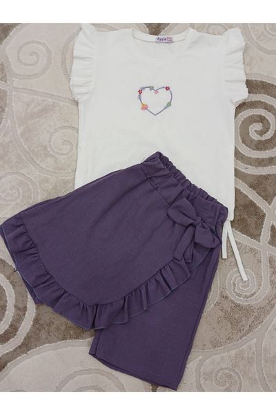 LUSSOLİFE Shorts and Skirt Set for Girls