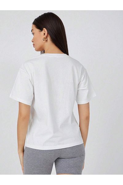Let's Wear Μπλουζάκι από 100% βαμβακερό λαιμόκοψη