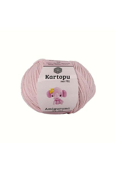 Kartopu Amigurumi Cotton Toy Punch Punch Πλεκτό νήμα σε σκόνη ροζ K699 50 γρ.
