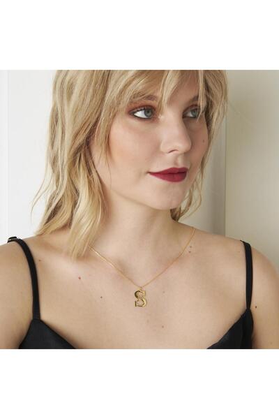 nevamkuyumculuk Çift Harfli Kolye Model2