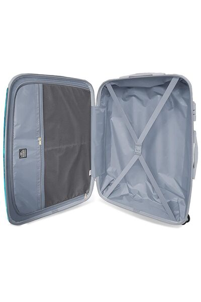 Coral High Renkli Desenli PC Büyük Boy Valiz (70cm) 16833