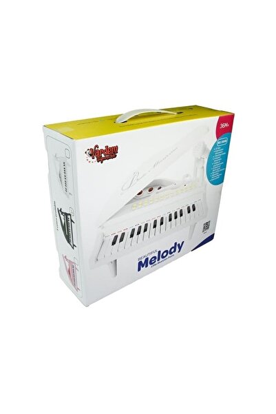 Vardem Mini Piyano (24 TUŞLU , MP3 VE MİKROFOLU) - Beyaz