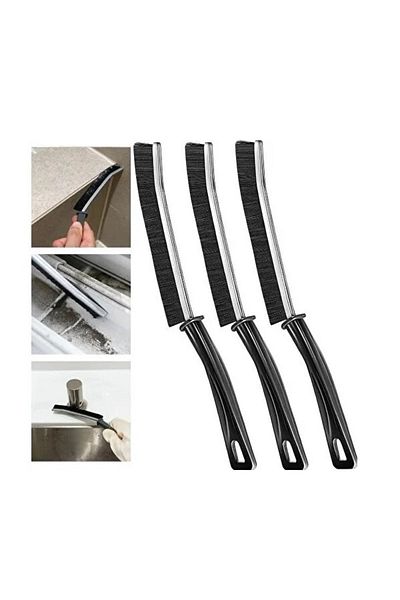 DEPOKON 3 Pieces of Crevice Cleaning Brush - Multi-Purpose Joint Bathroom Kitchen Sink