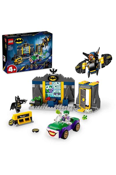 LEGO DC Batman - 4 Years and up Superhero Seven, Batgirl and Joker with Batcave 76272
