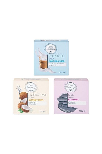 Bee Beauty صابون صلب 125 جرام × 3