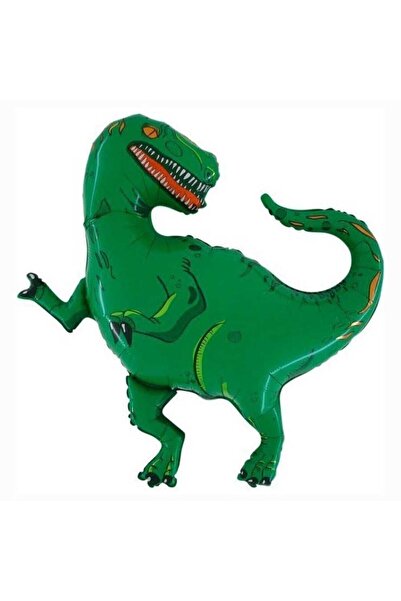 parti sürprizi Dinozor T-Rex Yeşil Folyo Balon 1 Adet