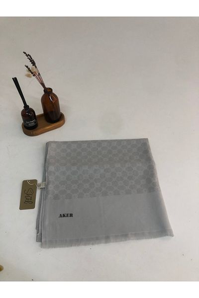 Aker Elegance Monogram Shawl Size 75X190 cm