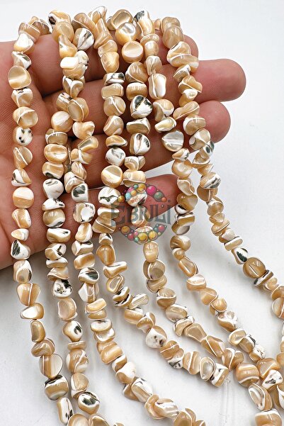 Ebruli Boncuk Mărgele accesorii din sidef colorat natural - 1 șirag