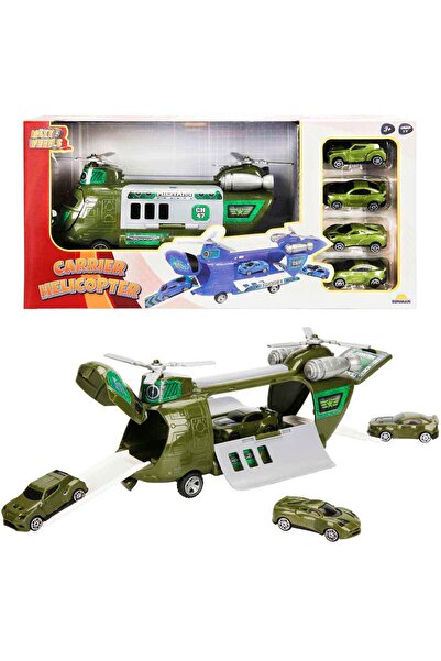Maxx Wheels 4 Arabalı Taşıyıcı Helikopter - Askeri Helikopter