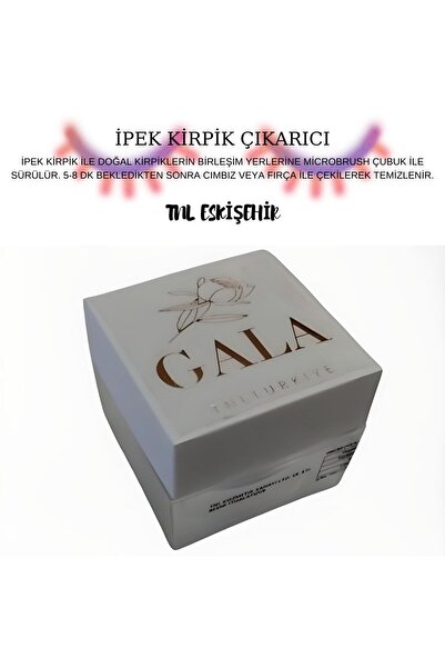 Gala Ipek Kirpik Çıkarıcı 5 ml