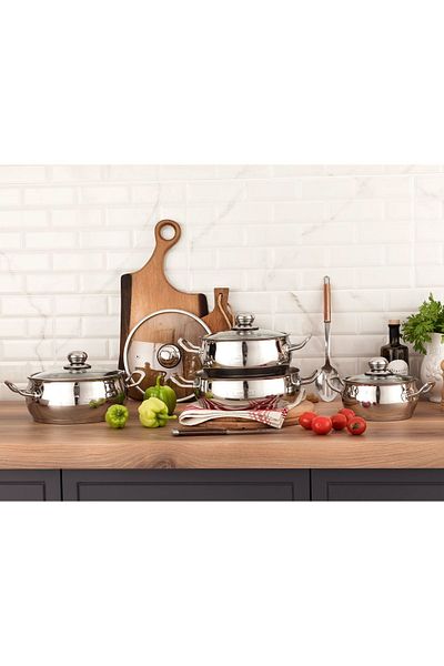 Madame Coco Ellipse 8 Piece Set - Pot and Small Pot
