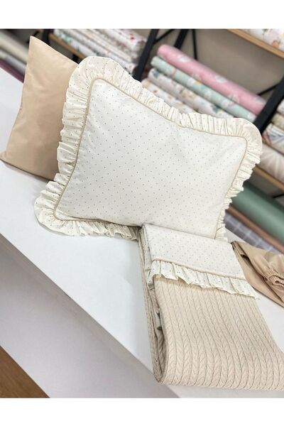 GAYE EV TEKSTİLİ %100 Pamuklu Oeko-tex Sertifikalı Bebek Pike Takımı