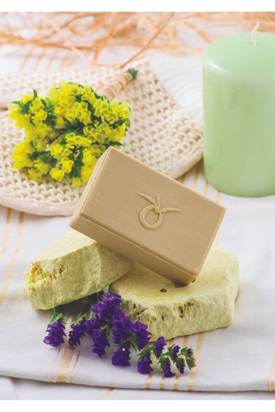 Biosoapy Natural Sulfur Soap for Oily Skin 100 gr X 6 Pieces Peeling Effect in Acne Area