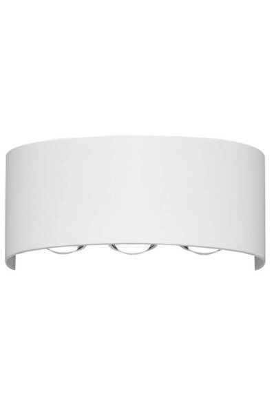 Buiva Modern Dekoratif Iç ve Dış Mekan Çift Yönlü Ledli Aplik Beyaz Renk Gün Işığı 4000K