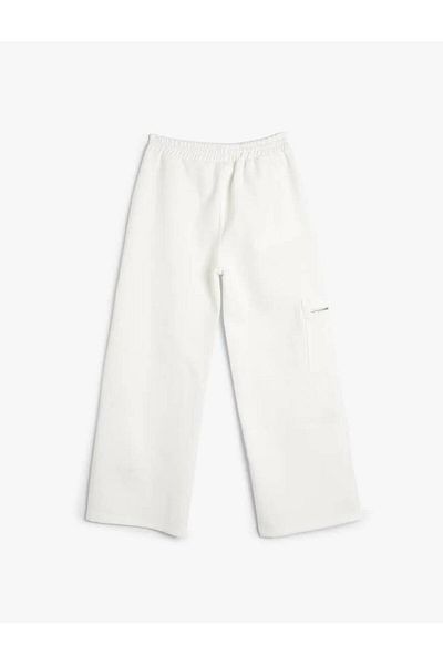 Koton Girl's Cotton Tracksuit - 4SKG40152AK BOTTOM ECRU
