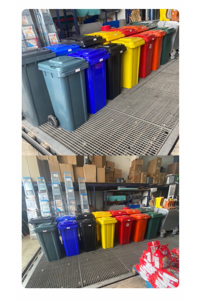 figanlar ambalaj 7 Farklı Renk Seçeneği Size Ait 120 Lt Büyük Tekerlekli Çöp ...