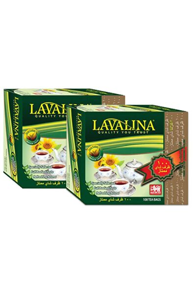LAYALINA TEA 100 x 2 Adet Tea Ithal Seylan Sri Lanka Ceylon Sallama Süzen Bardak Poşet Sallama Çay