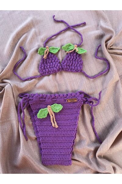 SİHİRLİ ELLER Knitted Bikini Set